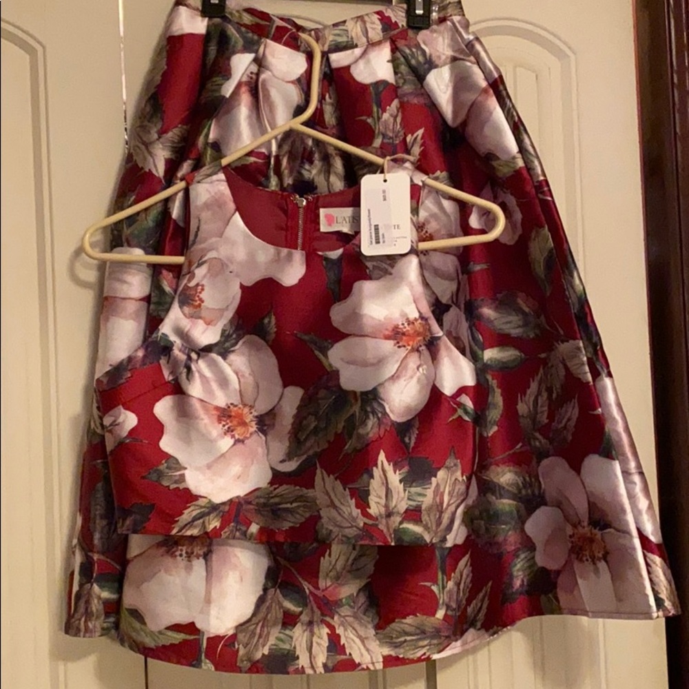 L’Atiste midi skirt set